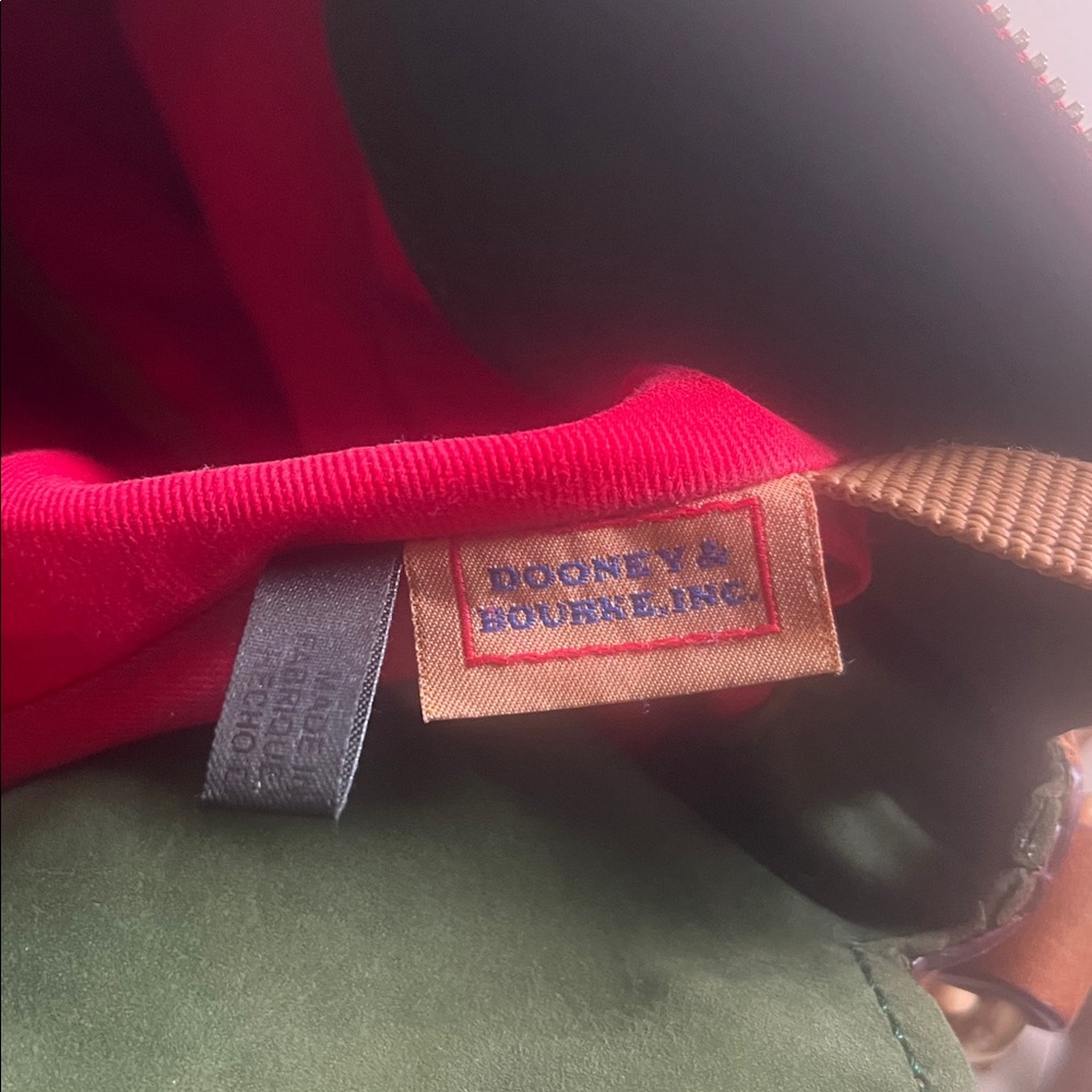 Dooney & Bourke Tan Leather Satchel - Picture 10 of 14